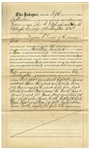 Frederick Douglass Document Signed as Recorder of Deeds